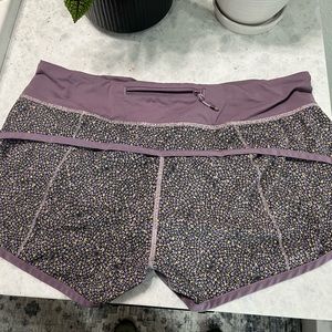 Lululemon speed shorts